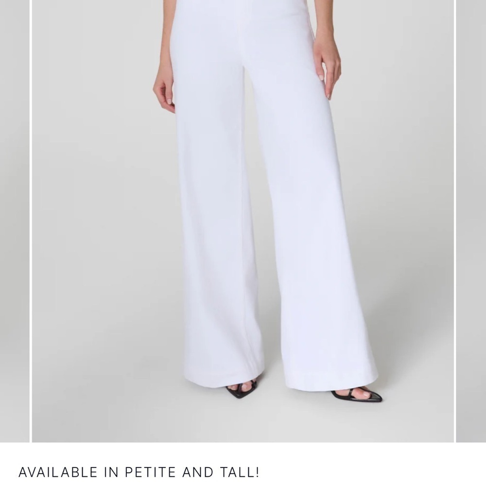 SPANX Wide Leg Jeans White - Picture 2 of 3